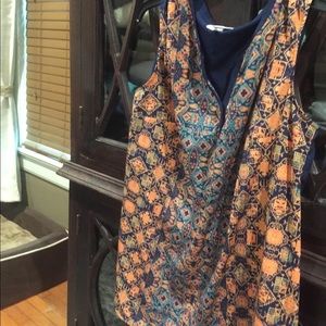 Vibrant patterned top